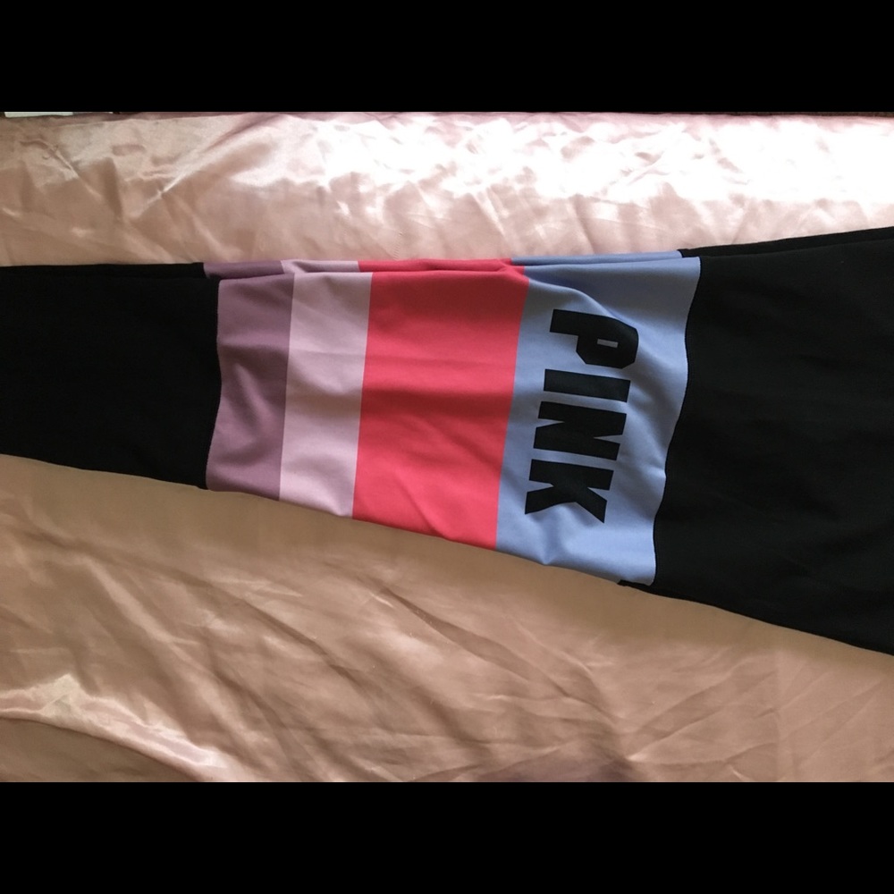 Colorful ultimate pink leggings (large)